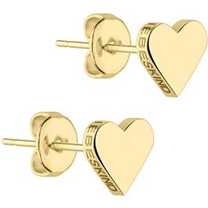 LIEBESKIND Berlin Ohrringe LJ-0500-E-08 Damen Ohrstecker Herz Edelstahl Silber, One Size (Gold1) LIEBESKIND Berlin Ohrringe LJ-0500-E-08 Damen Ohrstecker Herz Edelstahl Silber, One Size (Gold1)