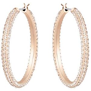 Swarovski Dextera Kreolen, Rosa, Roségold-Legierungsschicht Swarovski Dextera Kreolen, Rosa, Roségold-Legierungsschicht