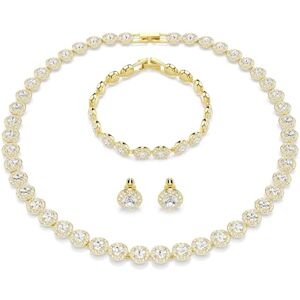 Swarovski Una Angelic Set, Set (3), Rundschliff, Weiß, Goldlegierungsschicht Swarovski Una Angelic Set, Set (3), Rundschliff, Weiß, Goldlegierungsschicht