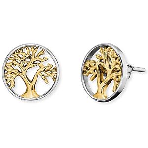 Engelsrufer Ohrstecker Damen Lebensbaum 925 Sterling Silber Gold Silber Bicolor – 9 mm Steckverschluss, Nickelfrei, Symbol Ohrschmuck für Alltag & Geschenk Engelsrufer Ohrstecker Damen Lebensbaum 925 Sterling Silber Gold Silber Bicolor – 9 mm Steckverschluss, Nickelfrei, Symbol Ohrschmuck für Alltag & Geschenk