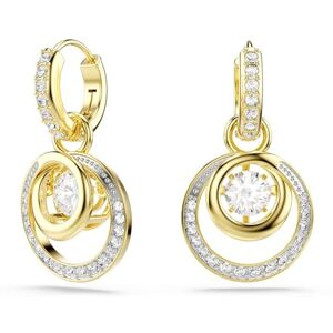 Swarovski Hyperbola Drop-Ohrhänger, Rundschliff, Weiß, Goldlegierungsschicht Swarovski Hyperbola Drop-Ohrhänger, Rundschliff, Weiß, Goldlegierungsschicht