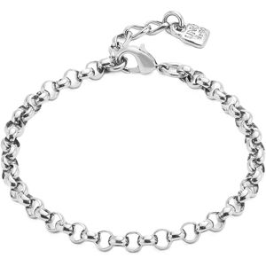 Uno de 50 Armband mit Kette, versilbert Uno de 50 Armband mit Kette, versilbert