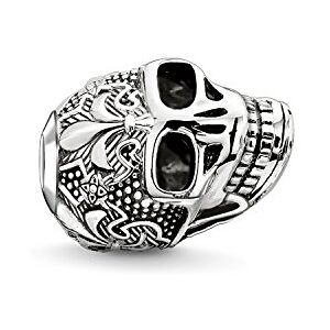 THOMAS SABO Bead Totenkopf mit Lilie 925er Sterlingsilber, Geschwärzt THOMAS SABO Bead Totenkopf mit Lilie 925er Sterlingsilber, Geschwärzt
