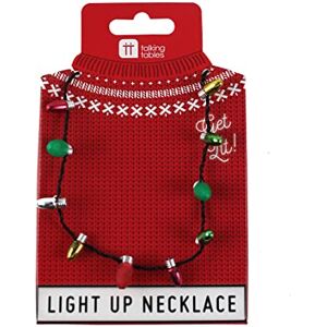 Talking Tables Christmas Entertainment Aufleuchtende Halskette für Weihnachtspartys, 22 cm Talking Tables Christmas Entertainment Aufleuchtende Halskette für Weihnachtspartys, 22 cm