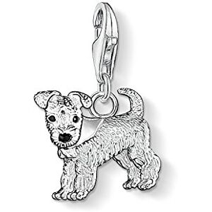 THOMAS SABO Charm-Anhänger Hund 925er Sterlingsilber, Schwarz Emailliert THOMAS SABO Charm-Anhänger Hund 925er Sterlingsilber, Schwarz Emailliert