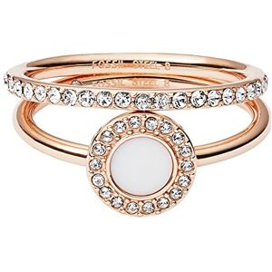 Fossil Ring Für Frauen, Rose Gold Edelstahl Ring, JF02666791 Fossil Ring Für Frauen, Rose Gold Edelstahl Ring, JF02666791