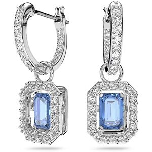 Swarovski Una Ohrringe, Rhodinierte Hängeohrringe mit Strahlenden Kristallen Swarovski Una Ohrringe, Rhodinierte Hängeohrringe mit Strahlenden Kristallen