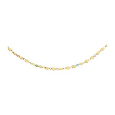 SINGULARU Long Crystals Solar Halskette. Edelstahl mit 18 Kt Vergoldeter Beschichtung und Naturstein. Schmuck für Damen. SINGULARU Long Crystals Solar Halskette. Edelstahl mit 18 Kt Vergoldeter Beschichtung und Naturstein. Schmuck für Damen.