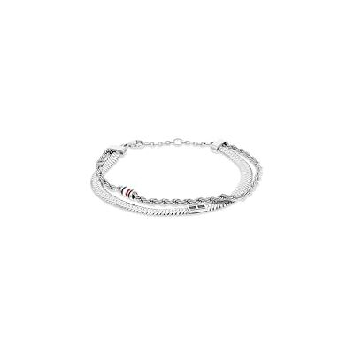 Tommy Hilfiger Jewelry Doppeltes Ketten-Armband für Damen aus Edelstahl 2780981 Tommy Hilfiger Jewelry Doppeltes Ketten-Armband für Damen aus Edelstahl 2780981