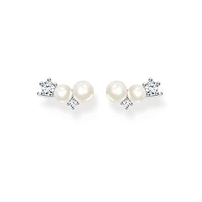 THOMAS SABO Damen Ohrstecker ear climber weiße Stein 925 Sterlingsilber H2211-167-14 THOMAS SABO Damen Ohrstecker ear climber weiße Stein 925 Sterlingsilber H2211-167-14