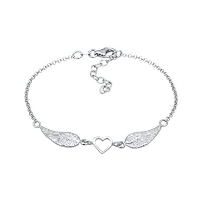 Elli Armband Damen Herz Flügel 925 Sterling Silber Elli Armband Damen Herz Flügel 925 Sterling Silber