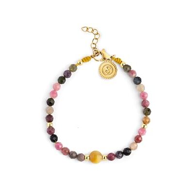 SINGULARU Armband Amulet Cats Eye. Edelstahl mit 18K vergoldung und Naturstein. Schmuck für Damen. SINGULARU Armband Amulet Cats Eye. Edelstahl mit 18K vergoldung und Naturstein. Schmuck für Damen.