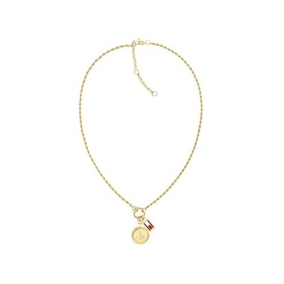 Tommy Hilfiger Jewelry Halskette mit Anhänger für Damen Kollektion aus Edelstahl Erhältlich aus Gold oder Silber Tommy Hilfiger Jewelry Halskette mit Anhänger für Damen Kollektion aus Edelstahl Erhältlich aus Gold oder Silber