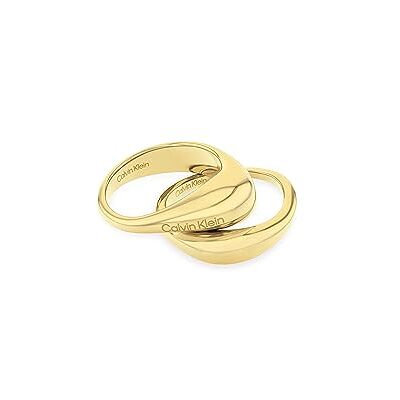 Calvin Ring für Damen ELONGATED DROPS Kollektion in Gelbgold Erhältlich in Verschiedenen Größen Calvin Ring für Damen ELONGATED DROPS Kollektion in Gelbgold Erhältlich in Verschiedenen Größen