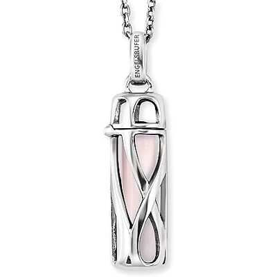 Engelsrufer Damen Halskette aus Sterling Silber mit austauschbarem Kraftstein Anhänger nickelfrei- Allergiker geeignet Engelsrufer Damen Halskette aus Sterling Silber mit austauschbarem Kraftstein Anhänger nickelfrei- Allergiker geeignet