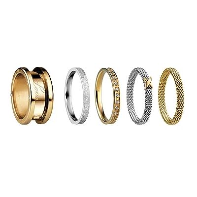 BERING Damen Ring in glänzendem gold Arctic Symphony Collection aus Edelstahl Symphony-Set-E BERING Damen Ring in glänzendem gold Arctic Symphony Collection aus Edelstahl Symphony-Set-E