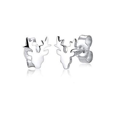 Elli Damen Ohrringe Hirsch Geweih Wiesn Weihnachten Tier Ohrstecker Filigran in 925 Sterling Silber Elli Damen Ohrringe Hirsch Geweih Wiesn Weihnachten Tier Ohrstecker Filigran in 925 Sterling Silber
