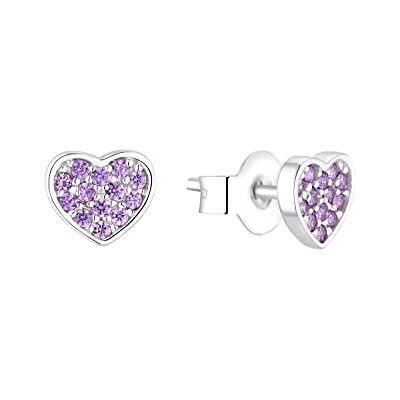 s.Oliver Ohrstecker 925 Sterling Silber Mädchen Kinder Ohrschmuck, mit Zirkonia synth., Herz, Kommt in Schmuck Geschenk Box s.Oliver Ohrstecker 925 Sterling Silber Mädchen Kinder Ohrschmuck, mit Zirkonia synth., Herz, Kommt in Schmuck Geschenk Box