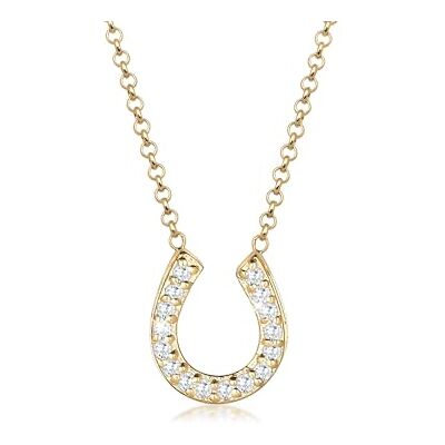 Elli Damen Halskette 925 Sterling Silber Zirkonia Elli Damen Halskette 925 Sterling Silber Zirkonia