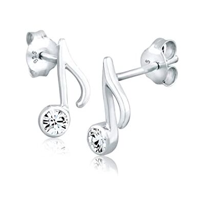 Elli Ohrringe Damen Ohrstecker Note mit Kristallen 925 Sterling Silber Elli Ohrringe Damen Ohrstecker Note mit Kristallen 925 Sterling Silber