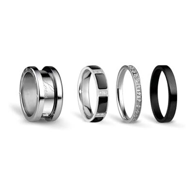 BERING Damen Ring in glänzendem silber Arctic Symphony Collection aus Edelstahl Symphony-Set-F BERING Damen Ring in glänzendem silber Arctic Symphony Collection aus Edelstahl Symphony-Set-F