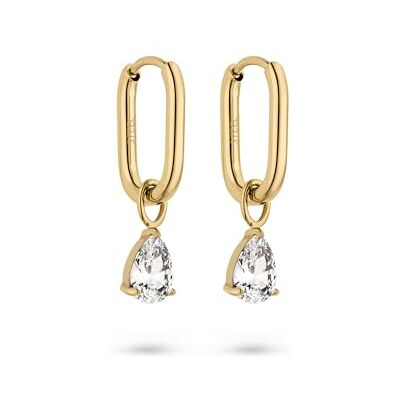 s.Oliver Damen Schmuck – Creolen aus Edelstahl mit funkelnden Steinanhängern in verschiedenen Farben – Elegant & Zeitlos schön – Perfekte Geschenkidee s.Oliver Damen Schmuck – Creolen aus Edelstahl mit funkelnden Steinanhängern in verschiedenen Farben – Elegant & Zeitlos schön – Perfekte Geschenkidee