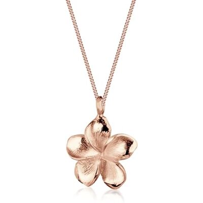 Elli Damen Halskette mit Frangipani Blüten Anhänger in 925 Sterling Silber 45 cm lang Elli Damen Halskette mit Frangipani Blüten Anhänger in 925 Sterling Silber 45 cm lang