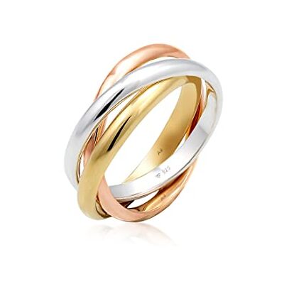 Elli Damen Ring Wickelring Trio Basic Blogger Trend in 925 Sterling Silber Elli Damen Ring Wickelring Trio Basic Blogger Trend in 925 Sterling Silber