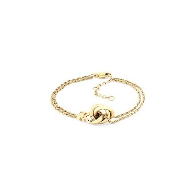 Tommy Hilfiger Jewelry Doppeltes Ketten-Armband oder Halskette für Damen, oder Ohrringe aus Edelstahl mit einem Nautischen Knoten – Erhältlich in Silber, Gold oder Bicolor Tommy Hilfiger Jewelry Doppeltes Ketten-Armband oder Halskette für Damen, oder Ohrringe aus Edelstahl mit einem Nautischen Knoten – Erhältlich in Silber, Gold oder Bicolor