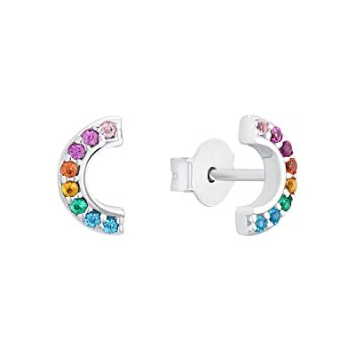 s.Oliver Ohrstecker 925 Sterling Silber Mädchen, Kinder Ohrschmuck, Motiv, Kommt in Schmuck Geschenk Box s.Oliver Ohrstecker 925 Sterling Silber Mädchen, Kinder Ohrschmuck, Motiv, Kommt in Schmuck Geschenk Box