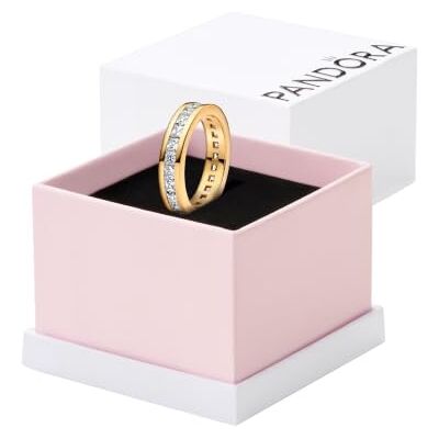 PANDORA Damen-Ring Ewigkeit Goldfarben 163797C01 PANDORA Damen-Ring Ewigkeit Goldfarben 163797C01