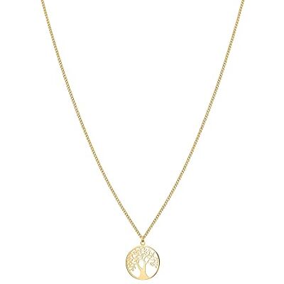 Tamaris Halsschmuck Tree of Life Collection, Halskette aus Edelstahl mit Lebensbaum-Motiv. Talisman Geschenkidee Tamaris Halsschmuck Tree of Life Collection, Halskette aus Edelstahl mit Lebensbaum-Motiv. Talisman Geschenkidee