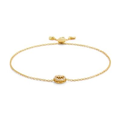 Michael Kors Damenarmband aus vergoldetem Halbedelstein mit Schiebeverschluss Michael Kors Damenarmband aus vergoldetem Halbedelstein mit Schiebeverschluss