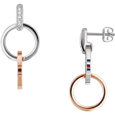 Tommy Hilfiger Jewelry Ohrhänger für Damen aus Edelstahl mit Kristallen 2780084 Tommy Hilfiger Jewelry Ohrhänger für Damen aus Edelstahl mit Kristallen 2780084