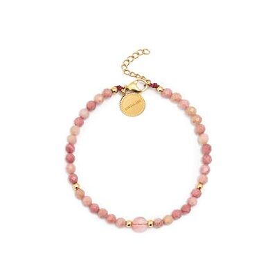 SINGULARU Armband Amulett. Edelstahl mit 18K vergoldung und Naturstein. Schmuck für Damen. SINGULARU Armband Amulett. Edelstahl mit 18K vergoldung und Naturstein. Schmuck für Damen.