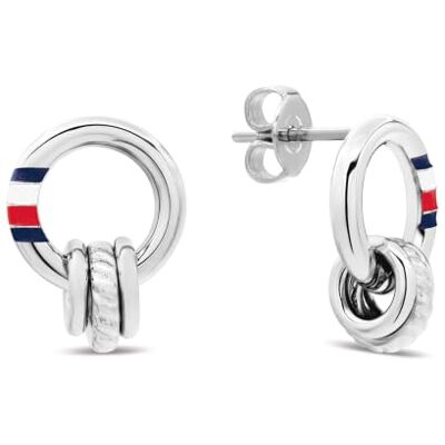 Tommy Hilfiger Feminine Rope Collection Hängeohrringe im Kordel-Design für Damen Tommy Hilfiger Feminine Rope Collection Hängeohrringe im Kordel-Design für Damen