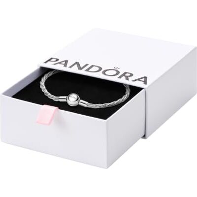 PANDORA Damen-Armband Silber Gedrehte Schlangenkette 593757C00 PANDORA Damen-Armband Silber Gedrehte Schlangenkette 593757C00