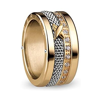 BERING Austauschbar Ringkombination für Damen in Gold & Silber mit einzigartigem Twist- & Change System, Memel BERING Austauschbar Ringkombination für Damen in Gold & Silber mit einzigartigem Twist- & Change System, Memel