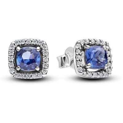 PANDORA Timeless 293551C01 Halo blau Ohrringe PANDORA Timeless 293551C01 Halo blau Ohrringe