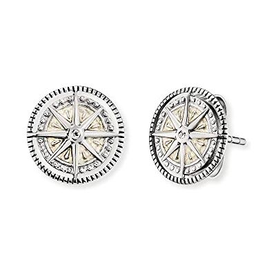 Engelsrufer Damen Ohrstecker Lebensblume aus Sterling Silber, multicolor Zirkonia Steine, Steckverschluss, nickelfrei Engelsrufer Damen Ohrstecker Lebensblume aus Sterling Silber, multicolor Zirkonia Steine, Steckverschluss, nickelfrei