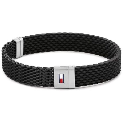 Tommy Hilfiger Jewelry armband für Herren aus Silikon aus Blau oder Schwarz Tommy Hilfiger Jewelry armband für Herren aus Silikon aus Blau oder Schwarz