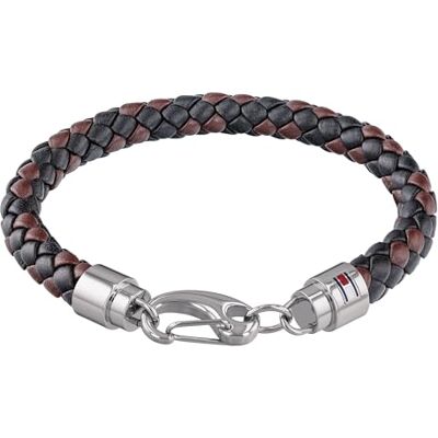 Tommy Hilfiger Jewelry Lederarmband für Herren Farben Schwarz und Braun 2790047 Tommy Hilfiger Jewelry Lederarmband für Herren Farben Schwarz und Braun 2790047