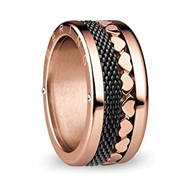 BERING Damen Ring in glänzendem roségold Arctic Symphony Collection aus Edelstahl Yangtze BERING Damen Ring in glänzendem roségold Arctic Symphony Collection aus Edelstahl Yangtze