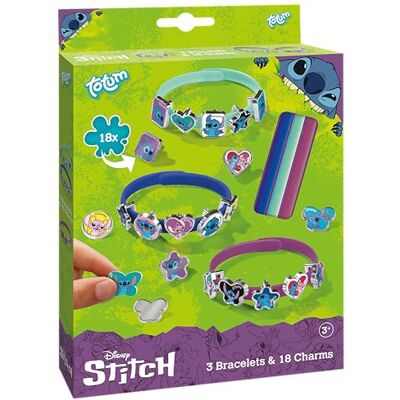 TM ESSENTIALS Stitch Armband-Set mit 18 Charms für Kinder Charm-Armbänder in Gelb, Blau und Rot zum kreativen Selbstgestalten – Einzigartiger Schmuckspaß mit süßen Stitch-Motiven TM ESSENTIALS Stitch Armband-Set mit 18 Charms für Kinder Charm-Armbänder in Gelb, Blau und Rot zum kreativen Selbstgestalten – Einzigartiger Schmuckspaß mit süßen Stitch-Motiven