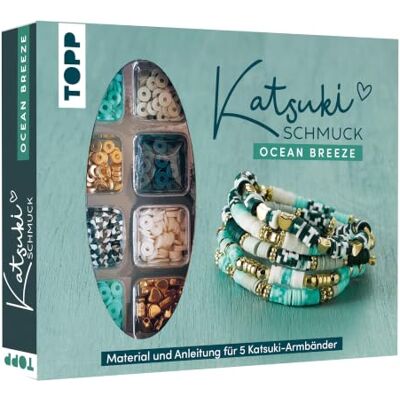 TOPP Katsuki Schmuck Ocean Breeze: Anleitung und Material für fünf Armbänder in Trendfarben mit Goldelementen (Katsuki (Schmucksets und Anleitungen)) TOPP Katsuki Schmuck Ocean Breeze: Anleitung und Material für fünf Armbänder in Trendfarben mit Goldelementen (Katsuki (Schmucksets und Anleitungen))