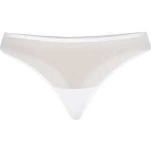 Teyli Damen String Slip – Bequeme Damenunterwäsche aus Mesh – String für Glatte Silhouette unter Kleidung Strings & Tangas für Damen aus Transparentem Mesh Weiß XL Teyli Damen String Slip – Bequeme Damenunterwäsche aus Mesh – String für Glatte Silhouette unter Kleidung Strings & Tangas für Damen aus Transparentem Mesh Weiß XL