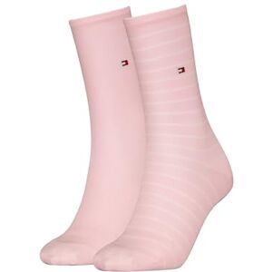 Tommy Hilfiger Damen Small Stripe Classic Sock, Light Pink, 35-38 EU Tommy Hilfiger Damen Small Stripe Classic Sock, Light Pink, 35-38 EU