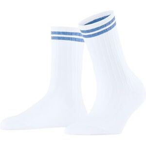 FALKE Damen Socken Play Me W So Baumwolle gemustert 1 Paar, Weiß White 2006, 35-38 FALKE Damen Socken Play Me W So Baumwolle gemustert 1 Paar, Weiß White 2006, 35-38