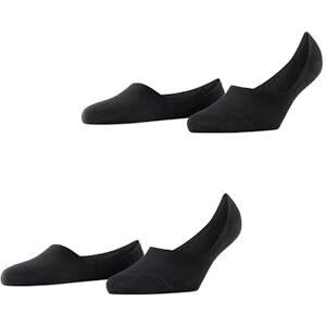 Burlington Damen Füßlinge Everyday Multipack W In Baumwolle unsichtbar einfarbig 2 Paar, Schwarz Black 3000, 35-36 Burlington Damen Füßlinge Everyday Multipack W In Baumwolle unsichtbar einfarbig 2 Paar, Schwarz Black 3000, 35-36