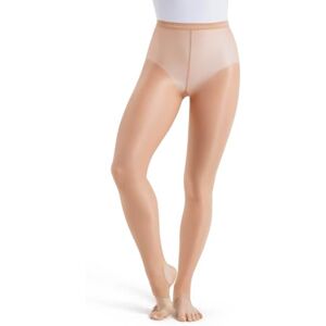 Capezio Ultra schimmernde Strirrup Tight für Damen, beige, M Capezio Ultra schimmernde Strirrup Tight für Damen, beige, M